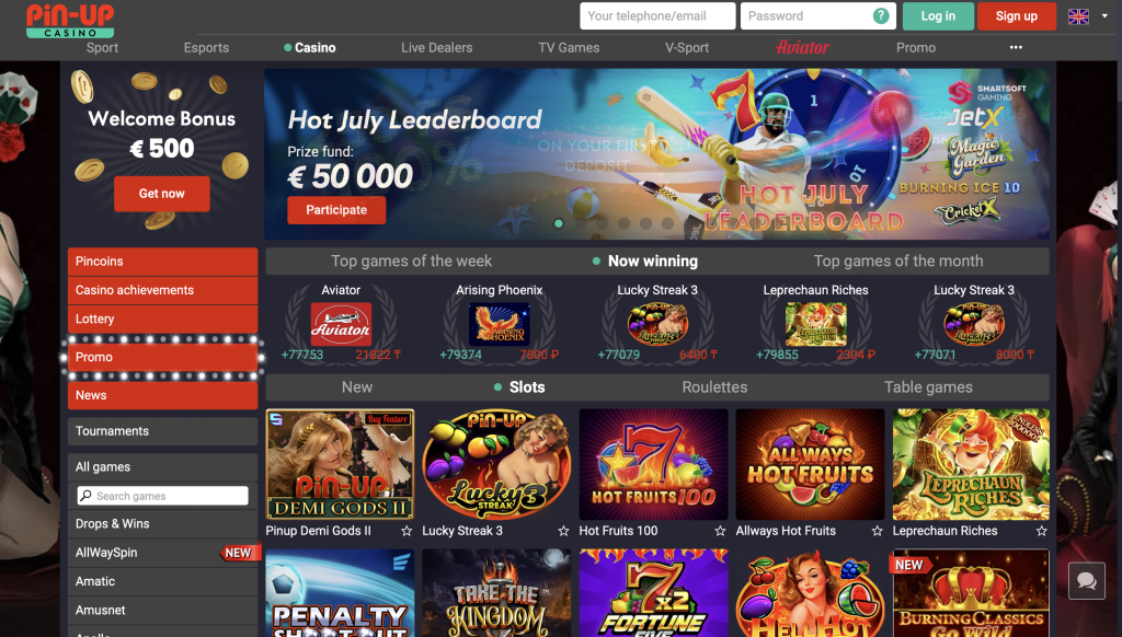 pin up casino online