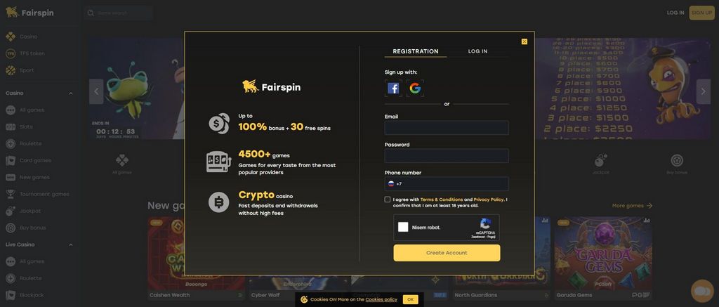 FairSpin Gambling enterprise 2026