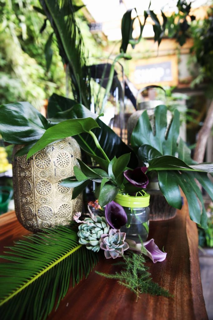 bontanical decor living room design