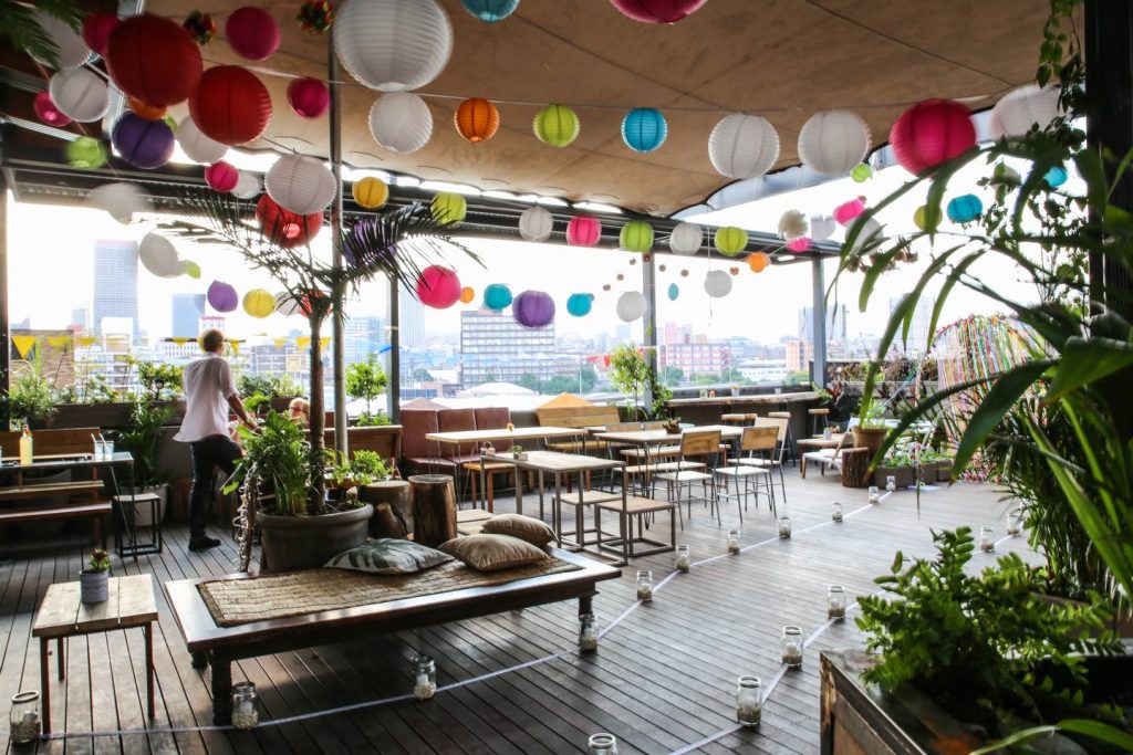 colourful wedding decor living room design