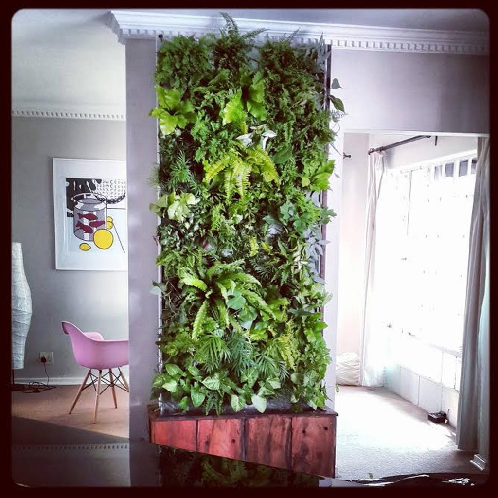 interior vertical garden living room design
