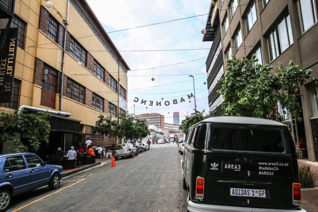 kruger street maboneng living room