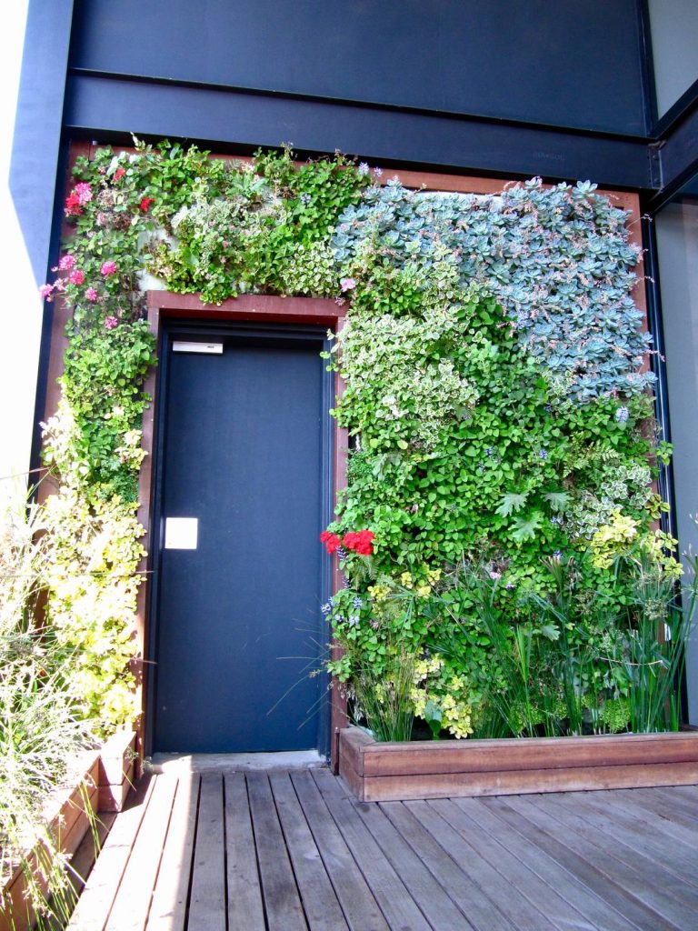 lush vertical garden maboneng living room design