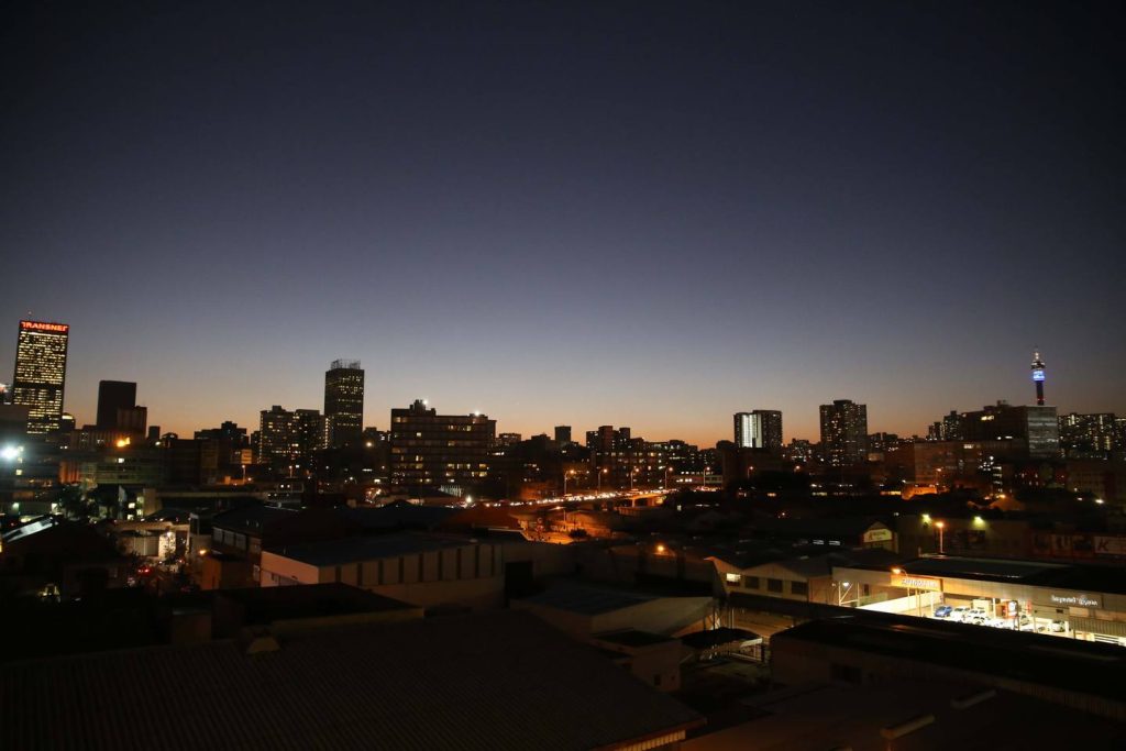 night lights view living room